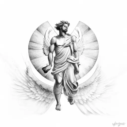 icarus and daedalus tattoo design idea