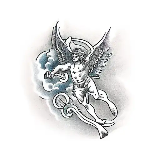 icarus and daedalus tattoo design idea