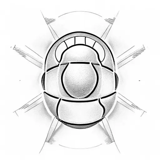 Incorporate symbols of basketball, squash, bodybuilding, american football and handball tattoo design idea