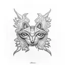 exit sign tattoo design idea