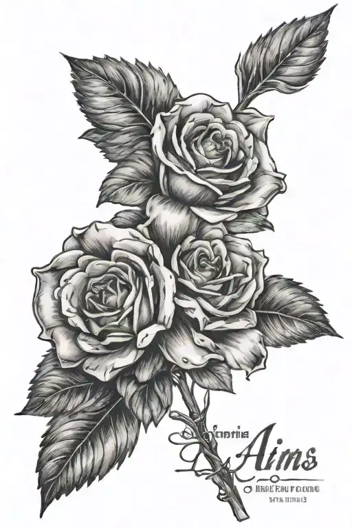 bible verse Philippians 4:13 tattoo design idea