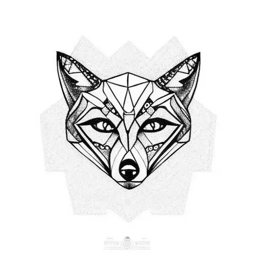 fox ring finger with infinity sign  tattoo design idea