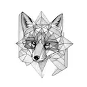 fox on ring finger tattoo design idea