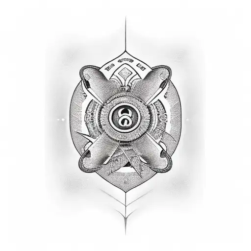 phrase "this too shall pass" with symbol of infinity tattoo design idea