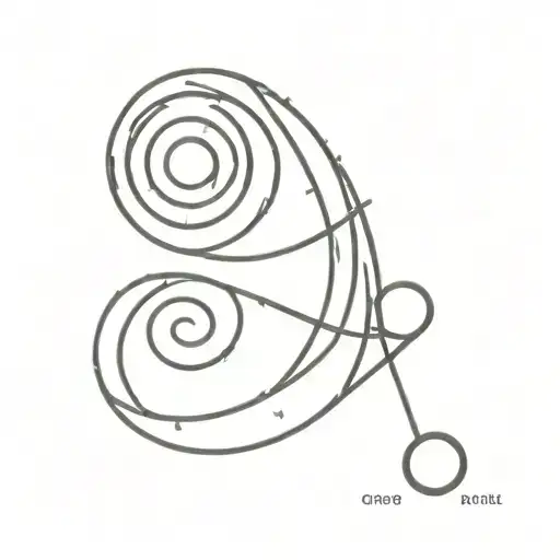 treble clef in pixel art format and handball ball.  tattoo design idea