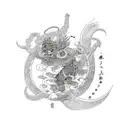 Gods Greatest Warrior tattoo design idea