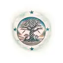 tree Rich africa tattoo design idea