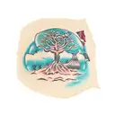 tree Rich africa tattoo design idea