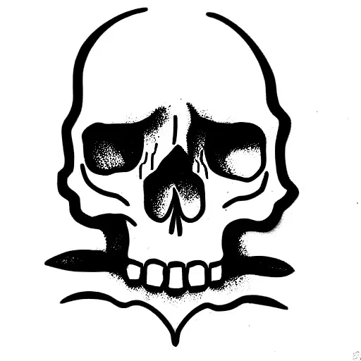 skull tattoo design idea