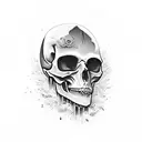 skull tattoo design idea