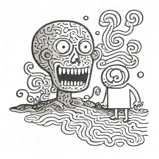 mixed feelings i tattoo design idea