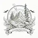 though I walk through the valley of the shadow of death, I will fear no evil: for thou art with me tattoo design idea