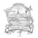 though I walk through the valley of the shadow of death, I will fear no evil: for thou art with me tattoo design idea