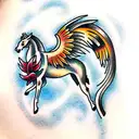  Pegasus tattoo design idea