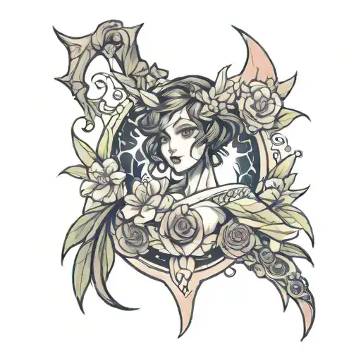 Civic Waifu  tattoo design idea