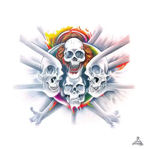 hell tattoo design idea