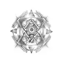 create your own reality  tattoo design idea