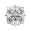 create your own reality  tattoo design idea