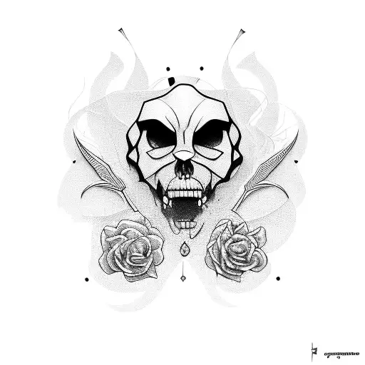 hardwork tattoo design idea
