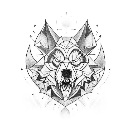 lobo tattoo design idea