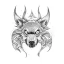 lobo tattoo design idea
