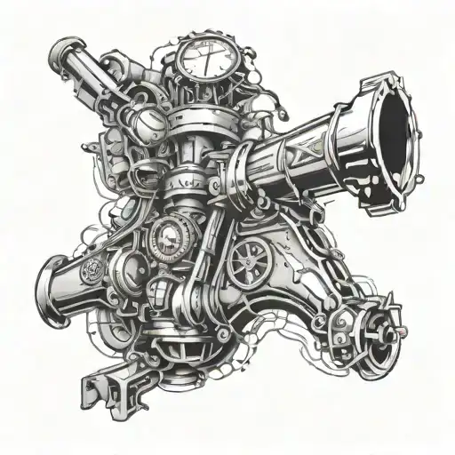 oilfield sleeve tattoo design idea