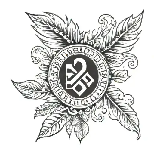 Borussia Dortmund and laurel wreath veni vidi tattoo design idea