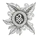 Borussia Dortmund and laurel wreath veni vidi tattoo design idea