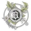 Borussia Dortmund and laurel wreath veni vidi tattoo design idea
