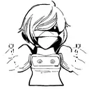 2b from nier automata in attack pos tattoo design idea