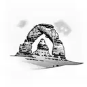 delicate arch tattoo design idea