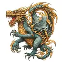 game of thrones dragon tattoo design idea