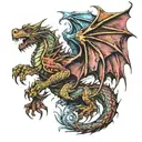 game of thrones dragon tattoo design idea