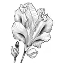 Iris + Zachary tattoo design idea