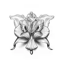 Iris + Zachary tattoo design idea
