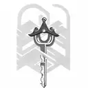 old fashioned key with a crown on it tattoo design idea