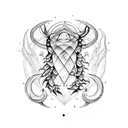 zodiac pisces scorpio tattoo design idea