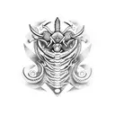 zodiac pisces scorpio tattoo design idea