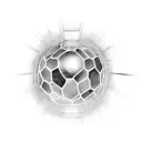 a discoball tattoo design idea