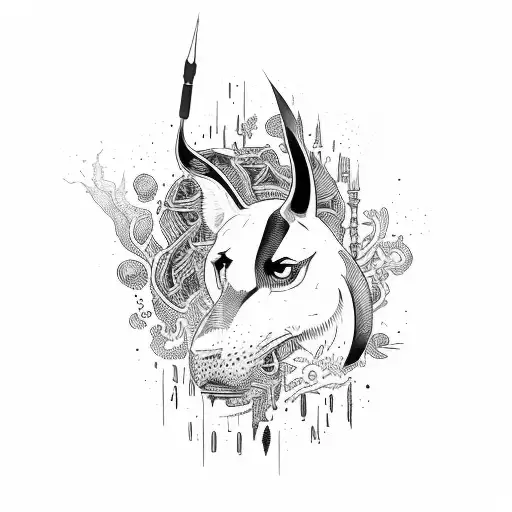 Fuse music & ADHD, harmonize vibrant creativity in an electrifying symphony of ink tattoo design idea