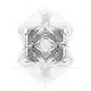 Create intricate blackwork tattoo: music, surrealism, creativity, ADHD. Mesmerizing linework, captivating shading.  tattoo design idea