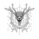 Create intricate blackwork tattoo: music, surrealism, creativity, ADHD. Mesmerizing linework, captivating shading.  tattoo design idea