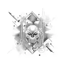 Fuse music & ADHD, harmonize vibrant creativity in an electrifying symphony of ink tattoo design idea