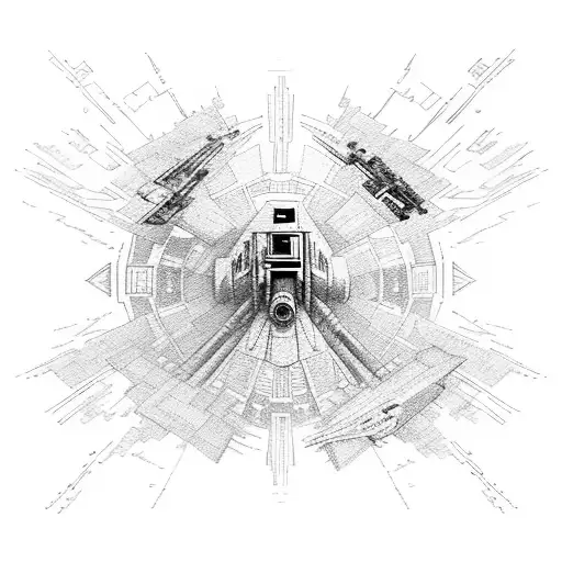 star wars x wing  tattoo design idea