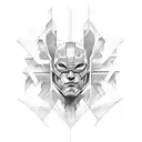 super hero tattoo design idea