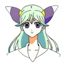 borboleta azul tattoo design idea