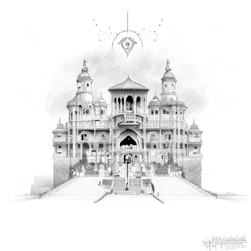 Hospital for souls  tattoo design idea