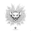 Hospital for souls  tattoo design idea