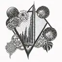 Burj Khalifa tattoo design idea