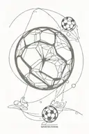 world soccer tattoo design idea